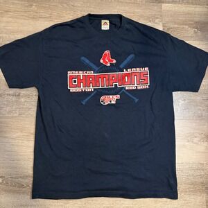 Boston Red Sox 2007 ALCS American League Champions Shirt Navy Blue XL AAA Tag